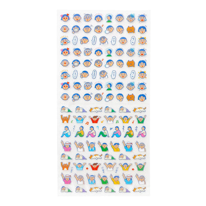 Hightide Diary Sticker Sheet - New Retro - Humans