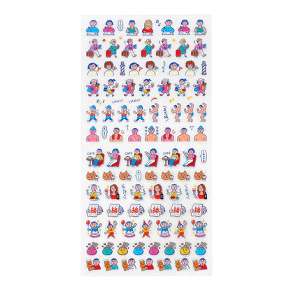 Hightide Diary Sticker Sheet - New Retro - Plans Of The Day
