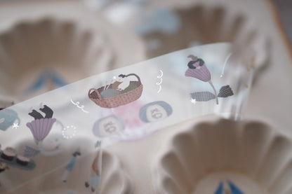 Ivy Snow PET Tape - Daydream (Silver foil)