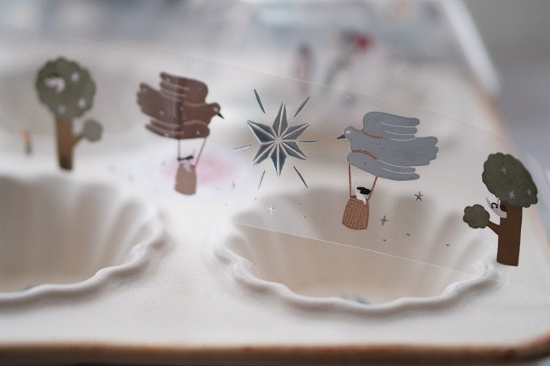 Ivy Snow PET Tape - Daydream (Silver foil)