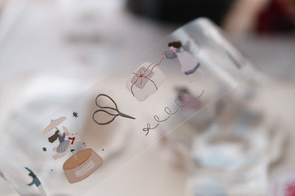 Ivy Snow PET Tape - Daydream (Silver foil)