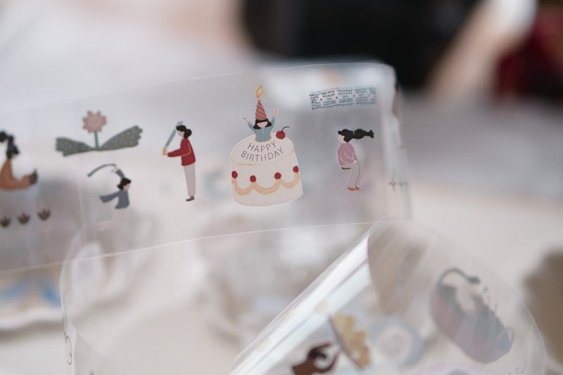 Ivy Snow PET Tape - Daydream (Silver foil)