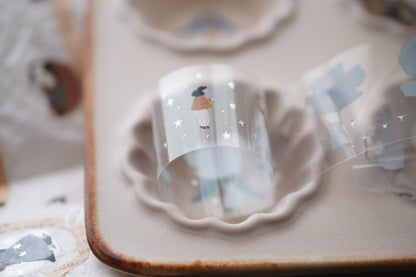 Ivy Snow PET Tape - Daydream (Silver foil)