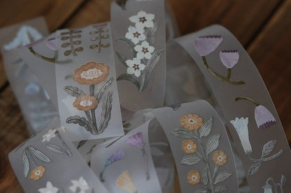 Ivy Snow PET Tape - Flower Flower