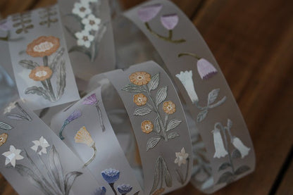 Ivy Snow PET Tape - Flower Flower