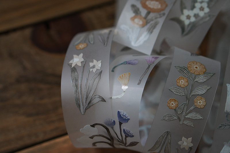 Ivy Snow PET Tape - Flower Flower