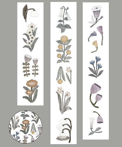 Ivy Snow PET Tape - Flower Flower