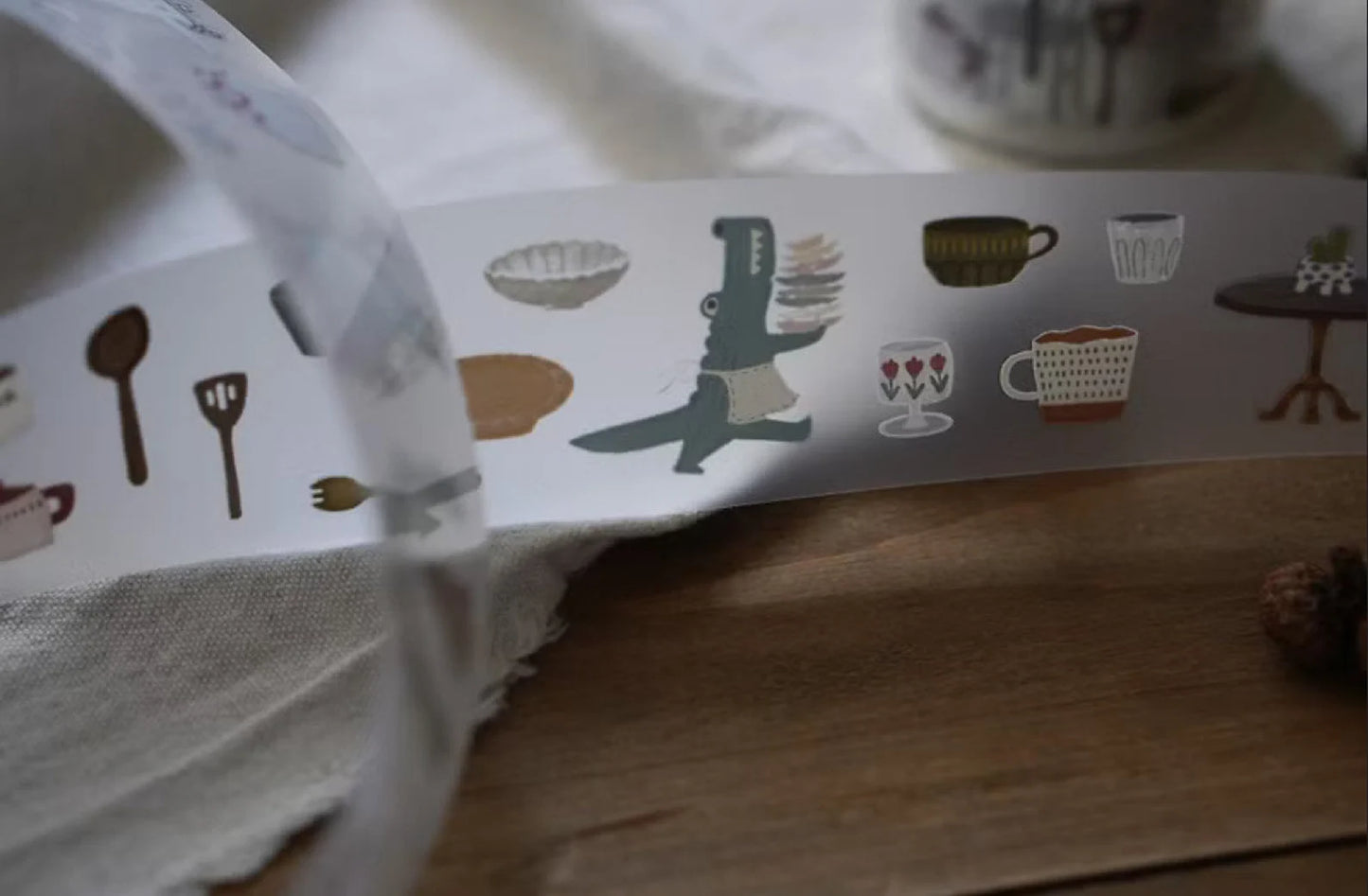 Ivy Snow PET Tape - The Forest Kitchen