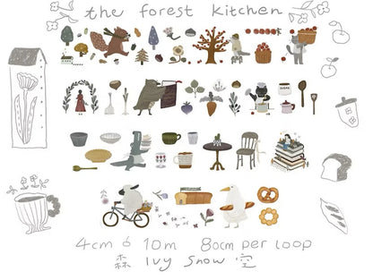 Ivy Snow PET Tape - The Forest Kitchen