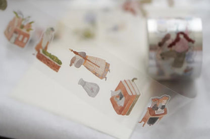 Ivy Snow Kiss-Cut PET Tape - On the Desk