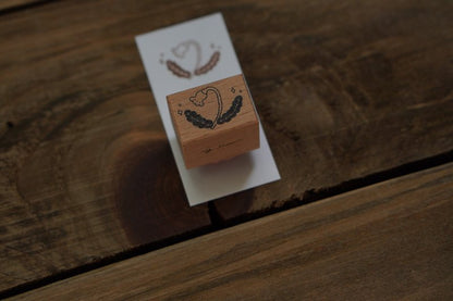 Ivy Snow Rubber Stamp - Flower