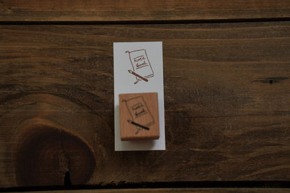 Ivy Snow Rubber Stamp - Notebook