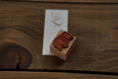 Ivy Snow Rubber Stamp - Notebook