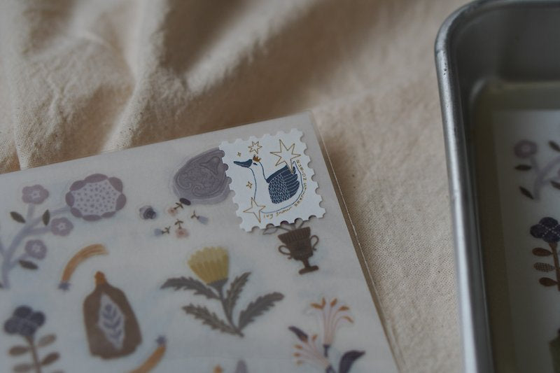 Ivy Snow Transfer Sticker Sheet - Aroma