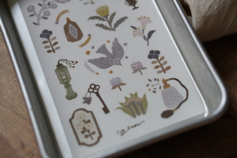 Ivy Snow Transfer Sticker Sheet - Aroma