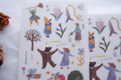 Ivy Snow Transfer Sticker Sheet - Daydream