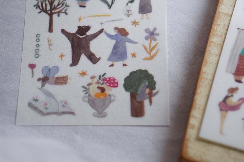 Ivy Snow Transfer Sticker Sheet - Daydream