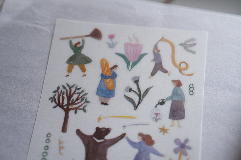 Ivy Snow Transfer Sticker Sheet - Daydream