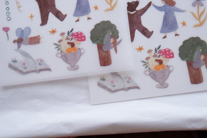 Ivy Snow Transfer Sticker Sheet - Daydream