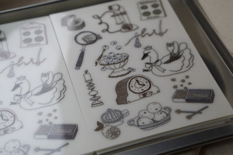 Ivy Snow Transfer Sticker Sheet - My Precious A