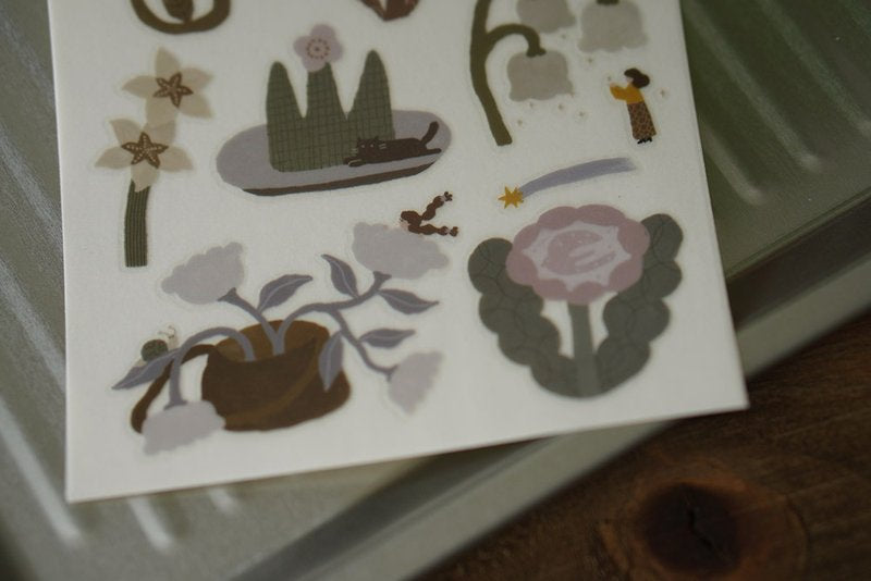 Ivy Snow Transfer Sticker Sheet - Pastoral Poetry