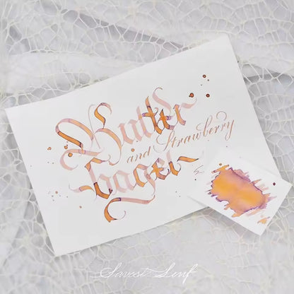 Kitty Inkpot Ink - Butter and Strawberry Bagel