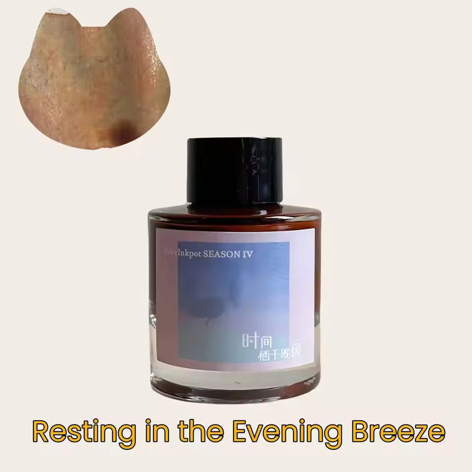 Kitty Inkpot Ink - Resting In The Evening Breeze