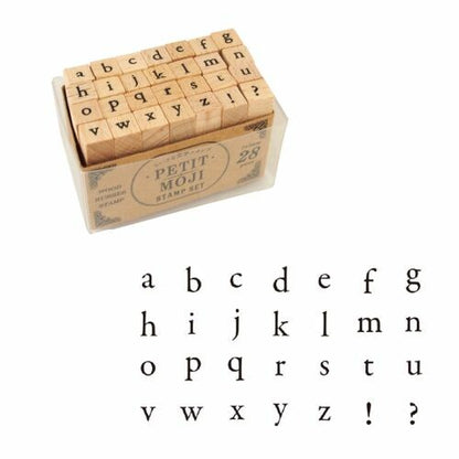 Kodomo No Kao Petit Moji Stamp - Alphabet Lowercase