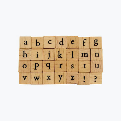 Kodomo No Kao Petit Moji Stamp - Alphabet Lowercase