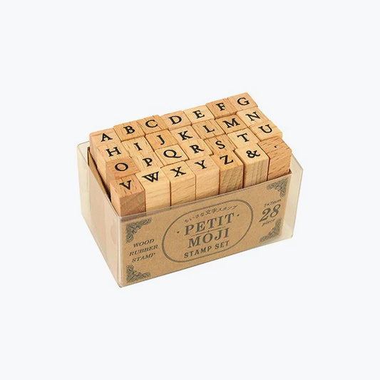 Kodomo No Kao Petit Moji Stamp - Alphabet Uppercase Style 1