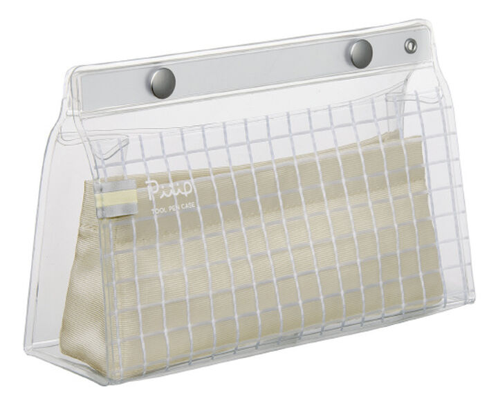 Kokuyo Piiip Tool Pen Case - Shiny Beige