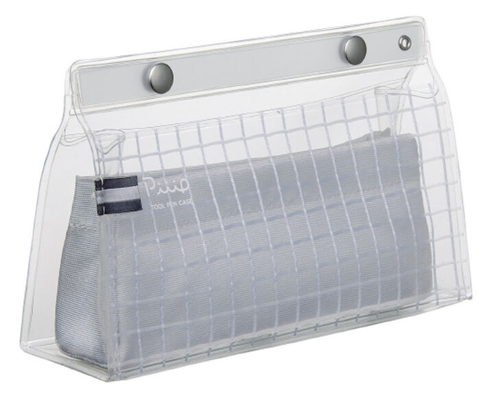Kokuyo Piiip Tool Pen Case - Silver Grey