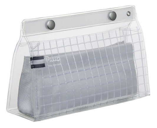 Kokuyo Piiip Tool Pen Case - Silver Grey