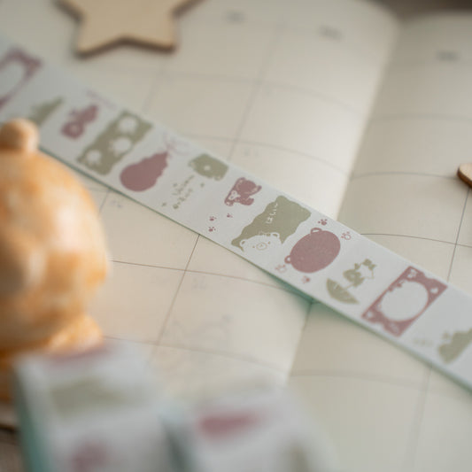 Sho Little Happiness Label Stickers - Kuma (Bear)