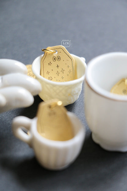LCN Design Studio Charm - Brass Tea Bag (Blind Box)