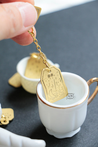 LCN Design Studio Charm - Brass Tea Bag (Blind Box)