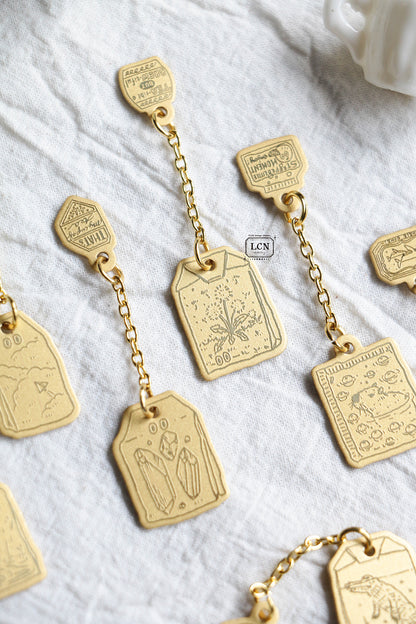 LCN Design Studio Charm - Brass Tea Bag (Blind Box)