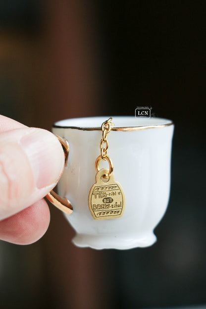 LCN Design Studio Charm - Brass Tea Bag (Blind Box)