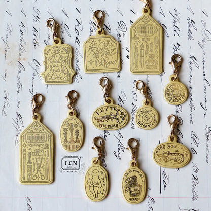 LCN Design Studio Brass Charm - Hope