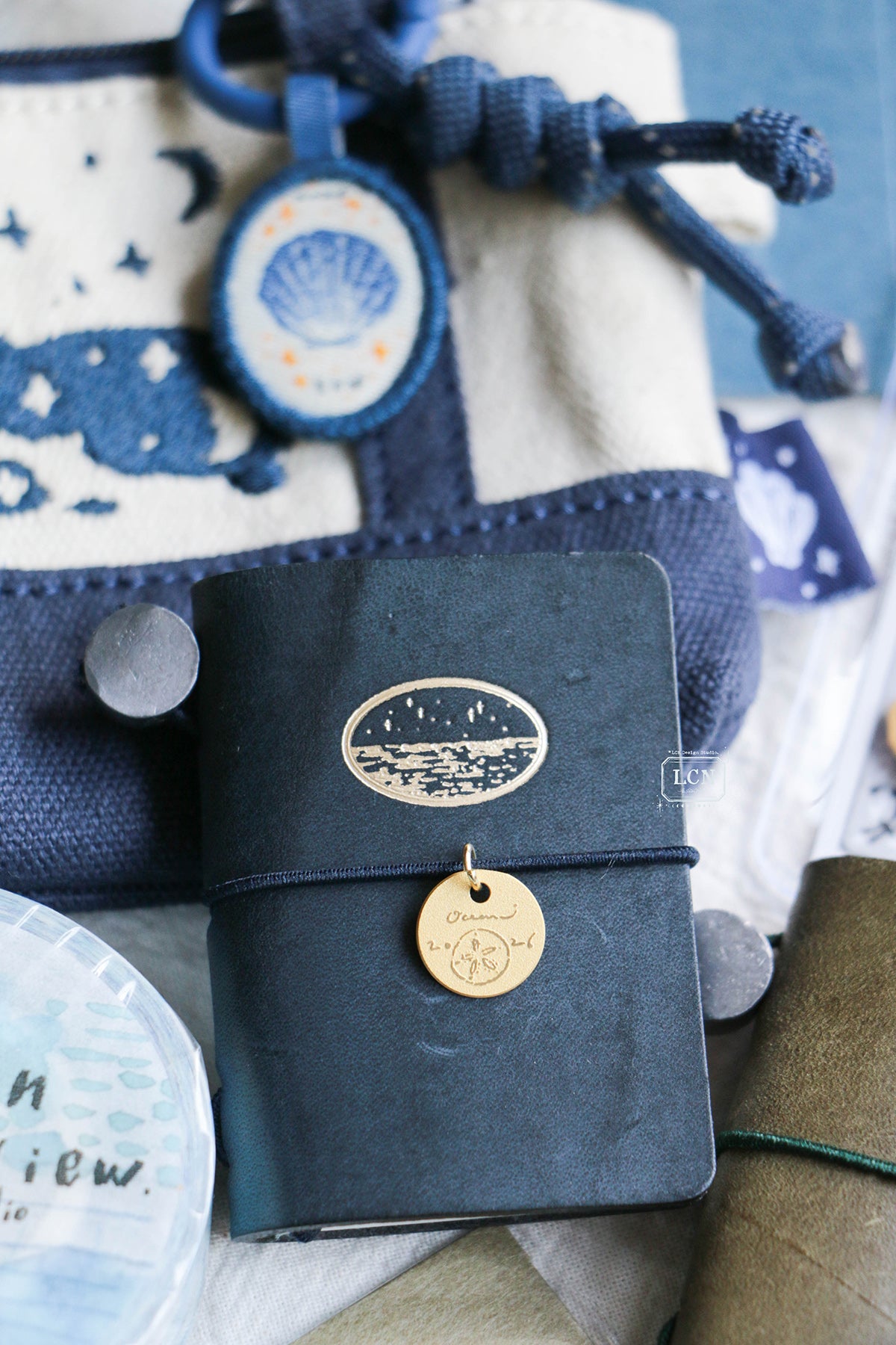 LCN Design Studio Mini Stationery Tote Set - Ocean