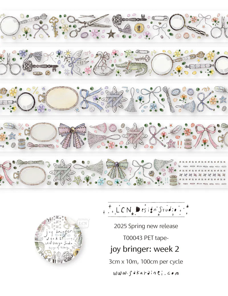 LCN Design Studio PET Tape - Joy Bringer Week 2