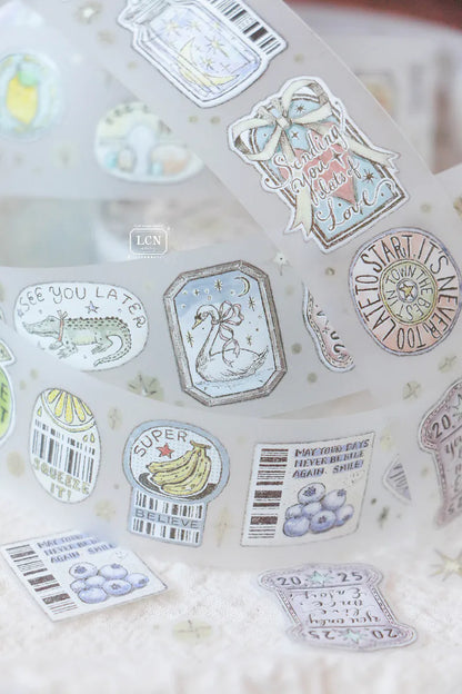 LCN Design Studio PET Tape - Sticker Club - Life