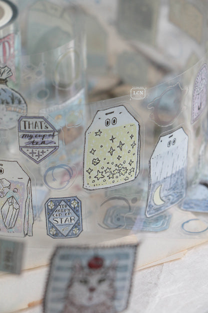 LCN Design Studio Kiss-Cut PET Tape - Tea Time