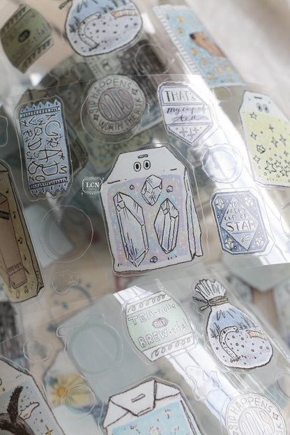 LCN Design Studio Kiss-Cut PET Tape - Tea Time