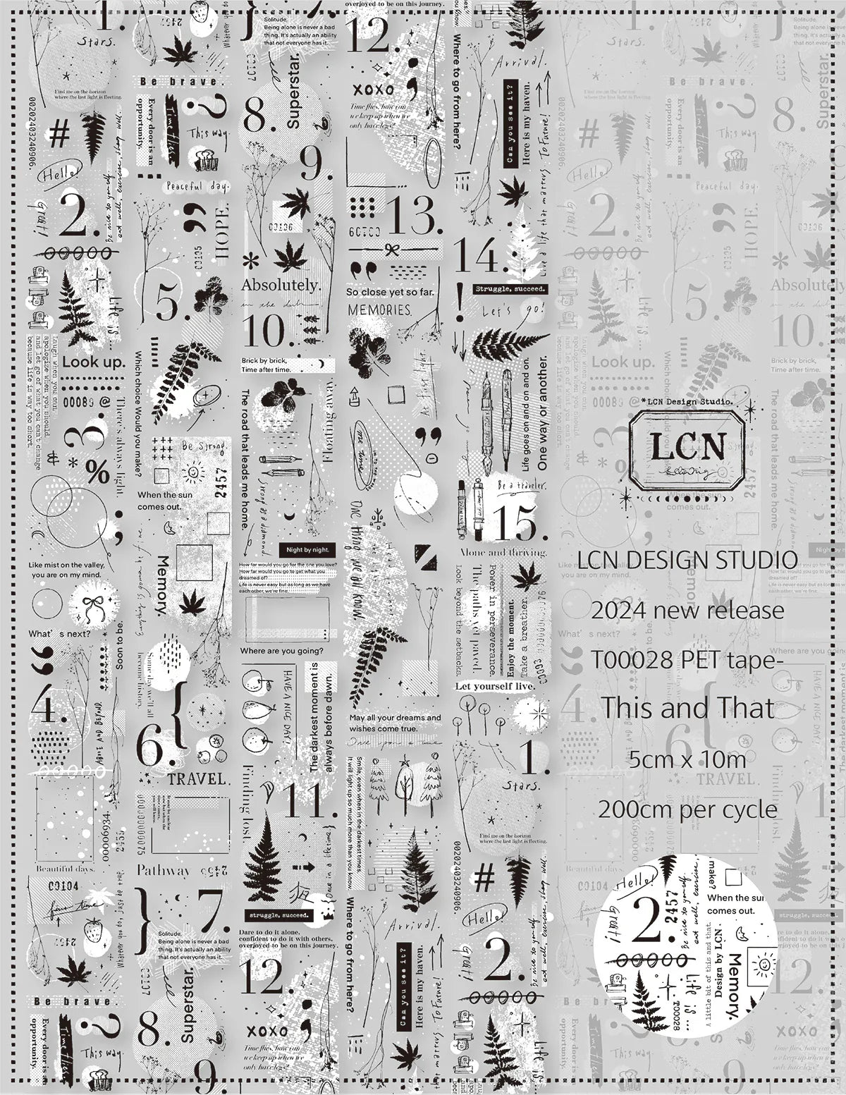 LCN Design Studio PET Tape - This And That