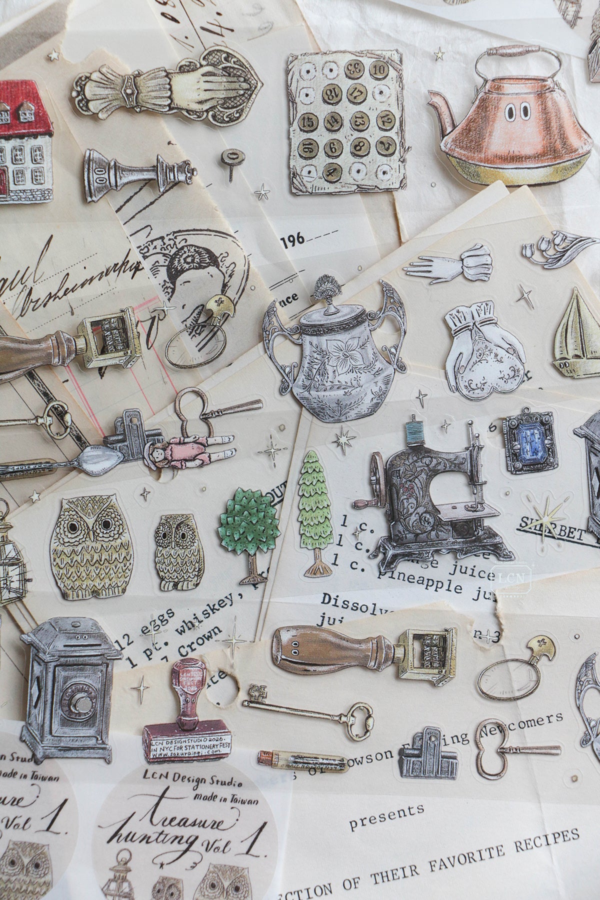 LCN Design Studio Kiss-Cut PET Tape - Treasure Hunting Vol. 1