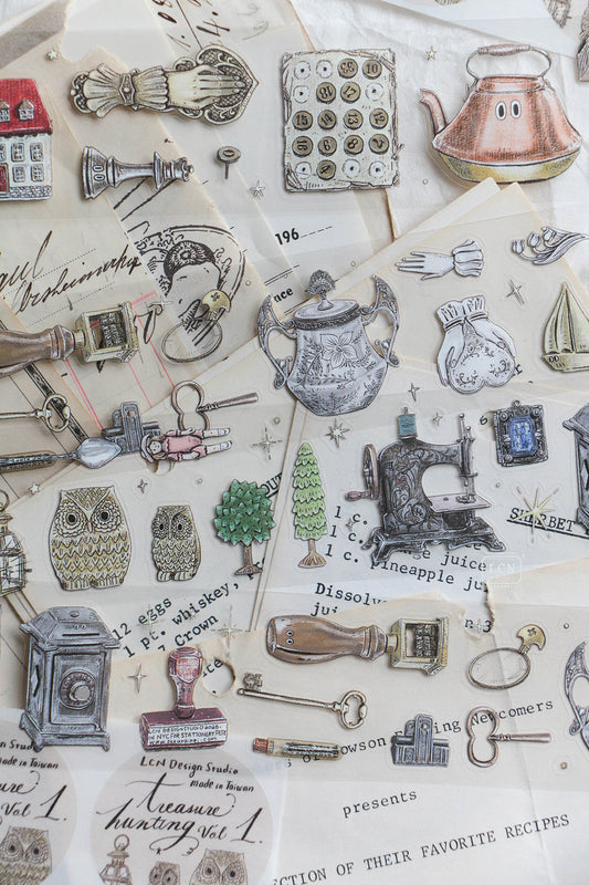LCN Design Studio Kiss-Cut PET Tape - Treasure Hunting Vol. 1