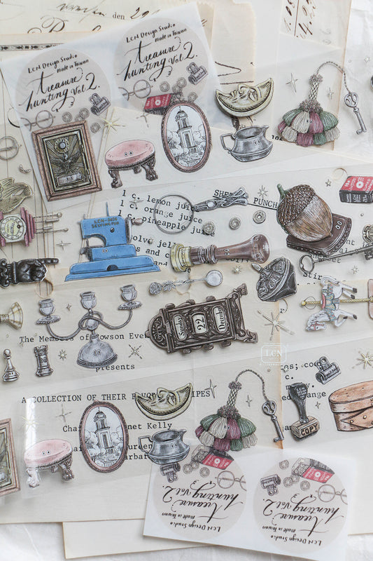 LCN Design Studio Kiss-Cut PET Tape - Treasure Hunting Vol. 2