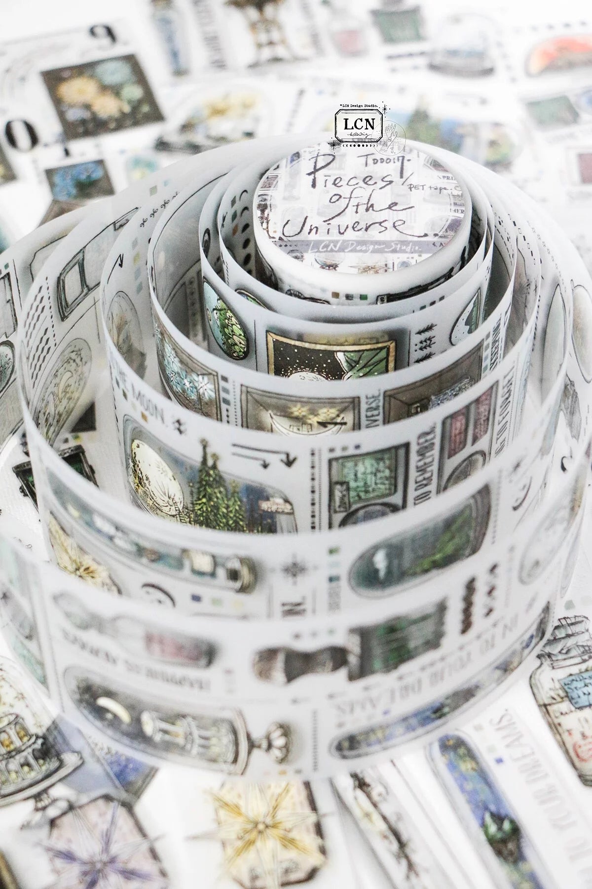 LCN Design Studio PET Tape - Pieces Of The Universe