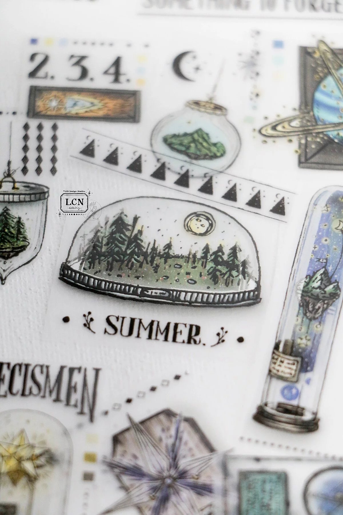 LCN Design Studio PET Tape - Pieces Of The Universe